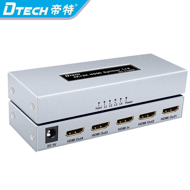 DTECH DT-7144A 4Kx2K HDMI SPLITTER 1x4