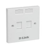 D-Link Rj45 Ethernet Modular Keystone Face Plate (Duble / Single)