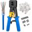 RJ45 Crimping Tool Ethernet Crimper for Cat6 Cat5 / RJ45 Pass Through Crimping tools