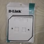 D-Link Rj45 Ethernet Modular Keystone Face Plate (Duble / Single)