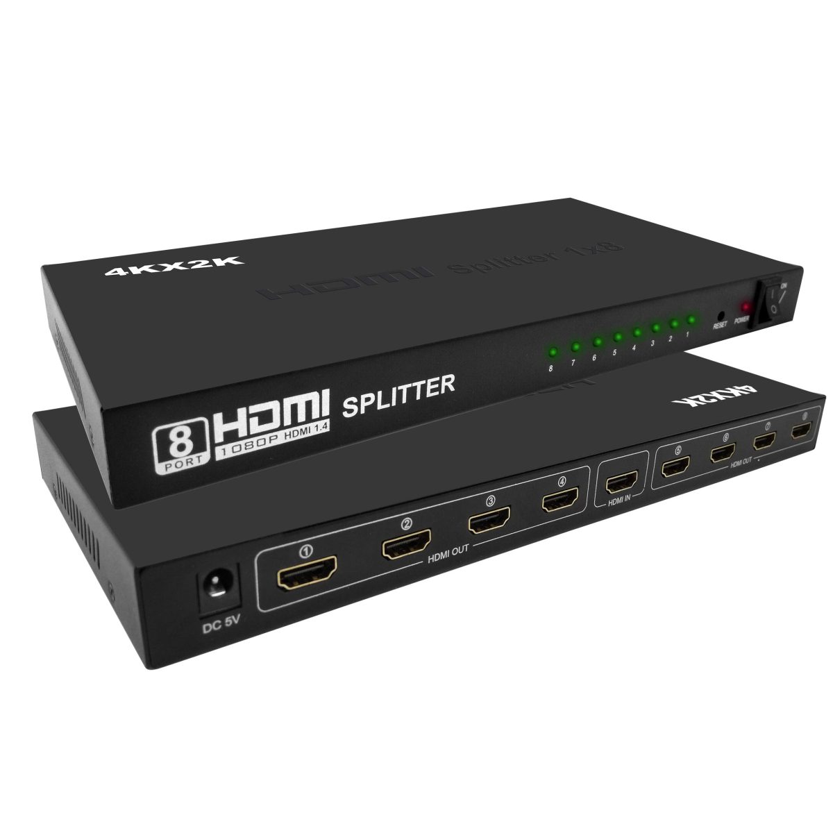 HDMI Splitter 8 Port HDMI Distributor
