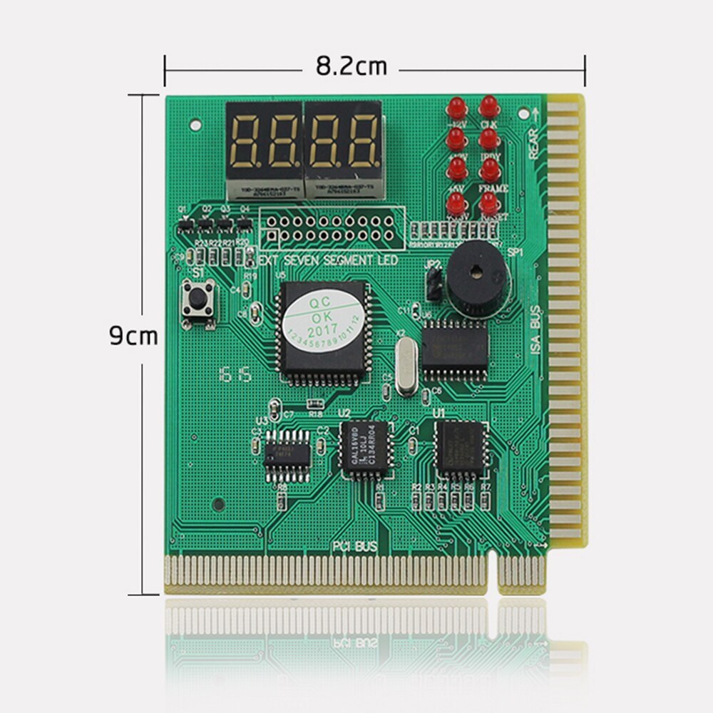 4 Digit Analysis Diagnostic Tester POST Card PCI PC Analyzer Motherboard Board Module