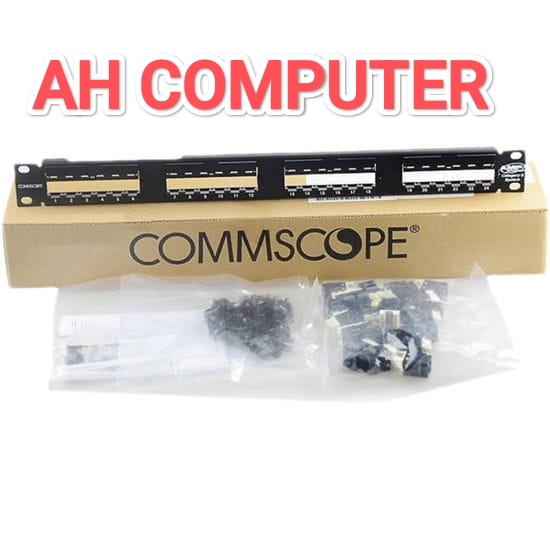 Systimax Commscope 1U/UTP Patch Panel, 24 port CAT6