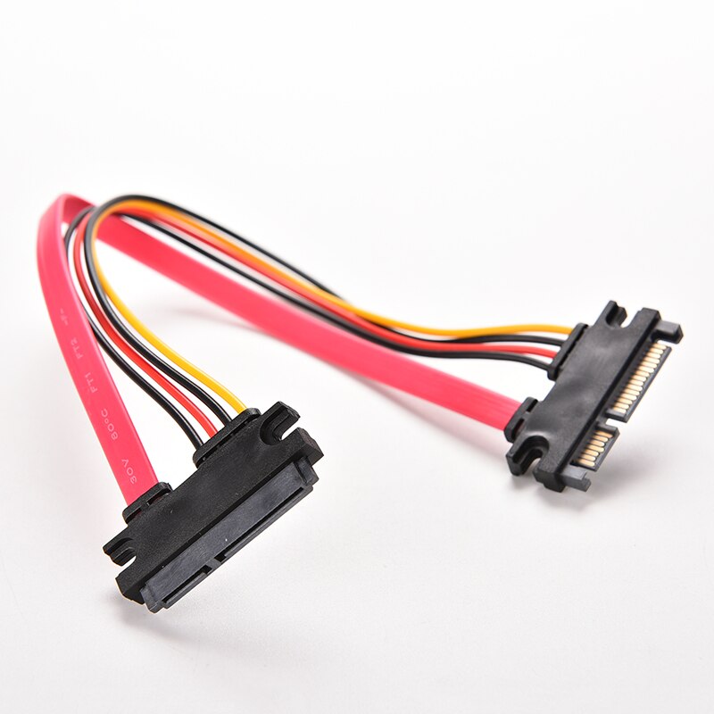 22Pin SATA Cable Male to Female 7+15 Pin Serial ATA SATA Data Power Combo Extension Cable