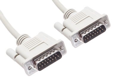DB15 Male to DB15 Male Serial Cable