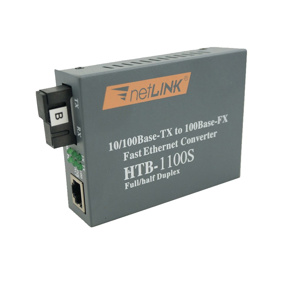 Net-link Media Converter 10/100Mbps Single Mode single fiber