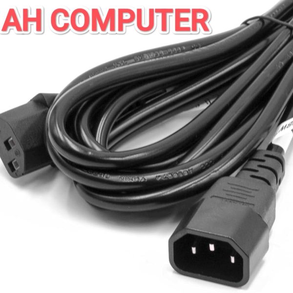 C13 to C14 Back to Back (Male/Female) Power Cable 5M Long Cable