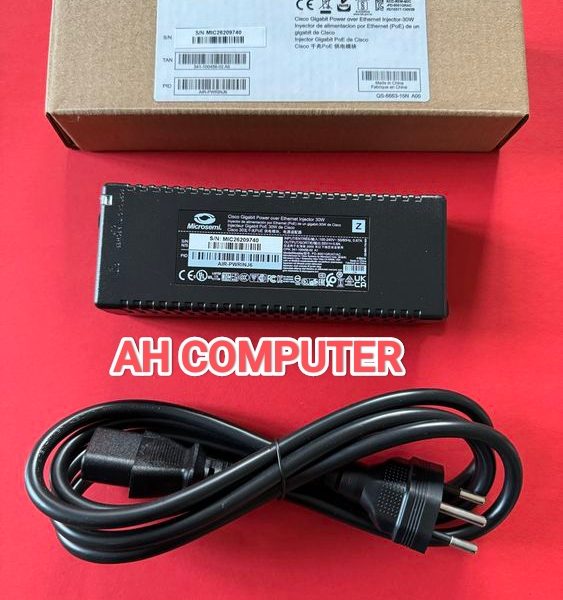 POE Adapter / AC to RJ45 / 55 VOLT / 30W / 0.6A