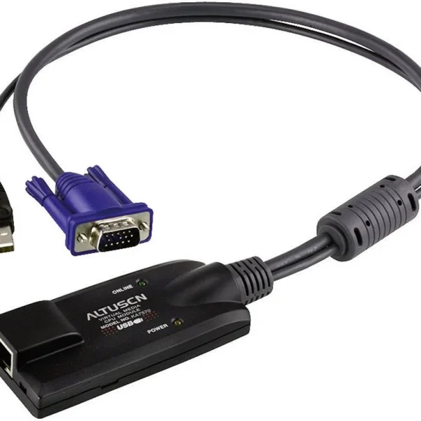 RJ45 Female VGA Male USB Male PS2 Male Converter
