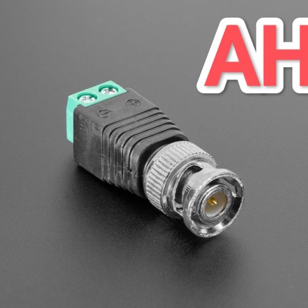 BNC Male to Terminal Block 2pin Connector