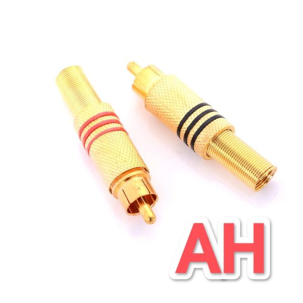 RCA Audio Video Male Plug Connector