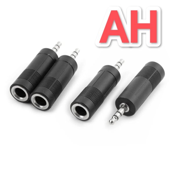 3.5mm Male to 6.35mm (1/4 inch) Female Stereo Audio Adapter