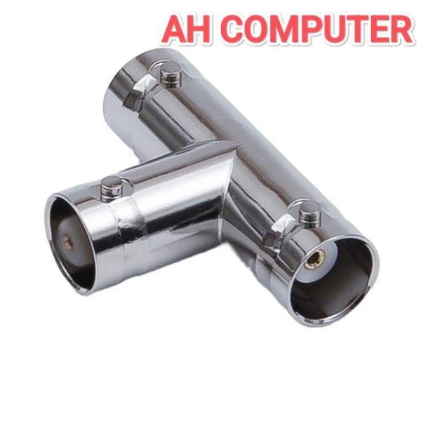 BNC T-Adapter Female to Female Jointer
