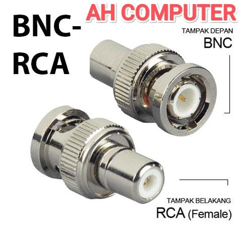BNC Male to RCA Female Adapter and AV Converter