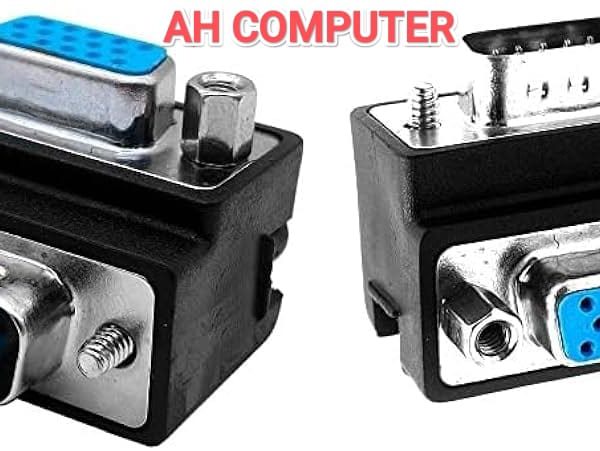 DB15 Pin VGA Male to Female Adapter and Gender Changer
