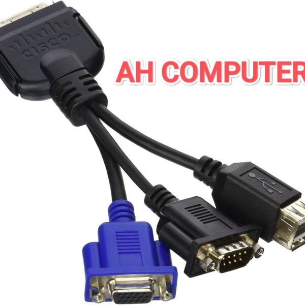 Cisco KVM Cable VGA+USB+DB9