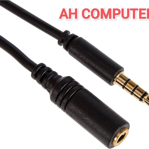 3.5mm Stereo Audio Extension Male to Female Cable 1.5m
