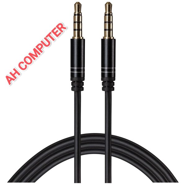 3.5mm Stereo Male to Male Audio Jack / Plug / Cable 3ft