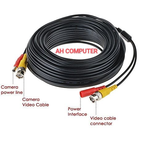 CCTV BNC DVR Video Power Cable 10m