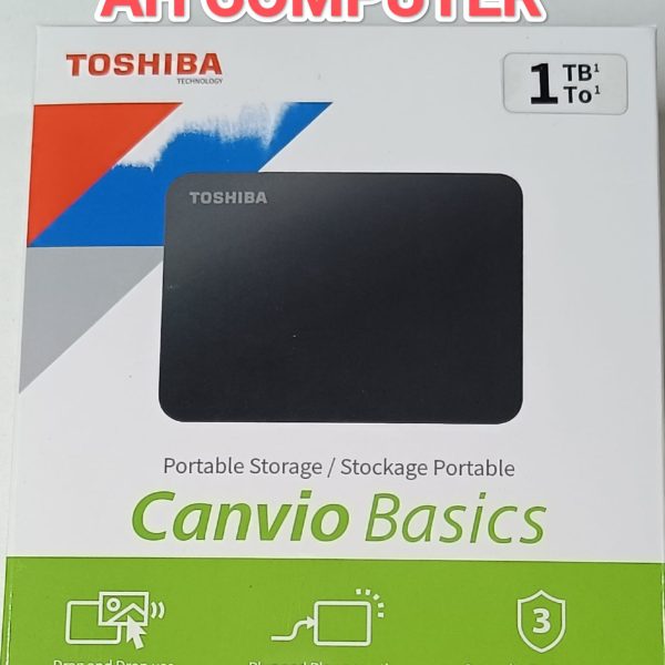 Toshiba Canvio Basics 1TB portable external hard drive Case