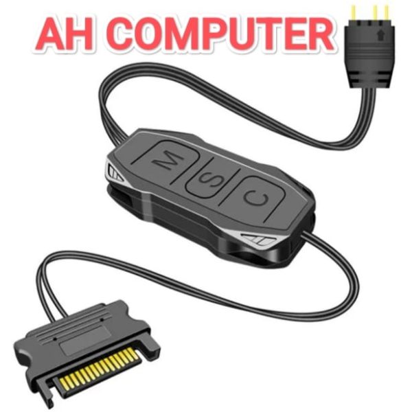 SATA Power Connecter to 3 Pin ARGB Controller Cable 5V