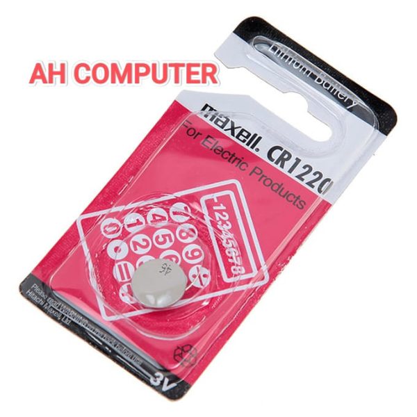 Maxell CR1220 3V Lithium Coin Cell Battery DVR