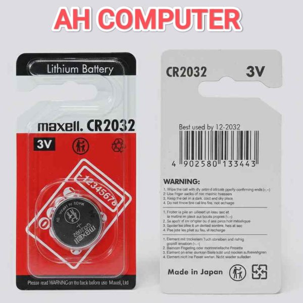 Maxell CR2032 3V Lithium Coin Cell Battery