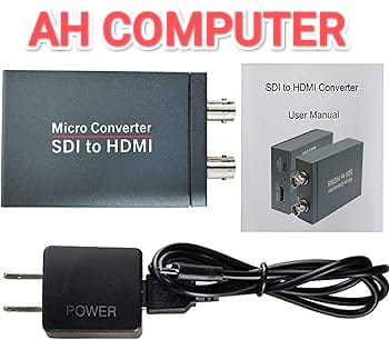 SDI to HDMI Converter 3G/SD/HD SDI Audio Video Converter Adapter Dual SDI
