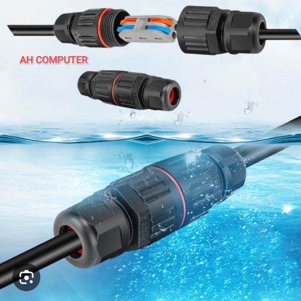 RJ45 Ethernet Coupler Waterproof Connector IP68 Ethernet Cable Connector Coupler Female to Female