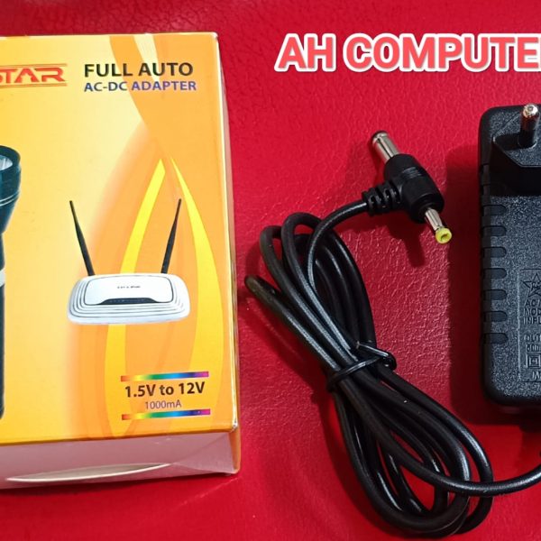 1.5V to 12V, 500mA auto AC-DC variable voltage adapter and charger