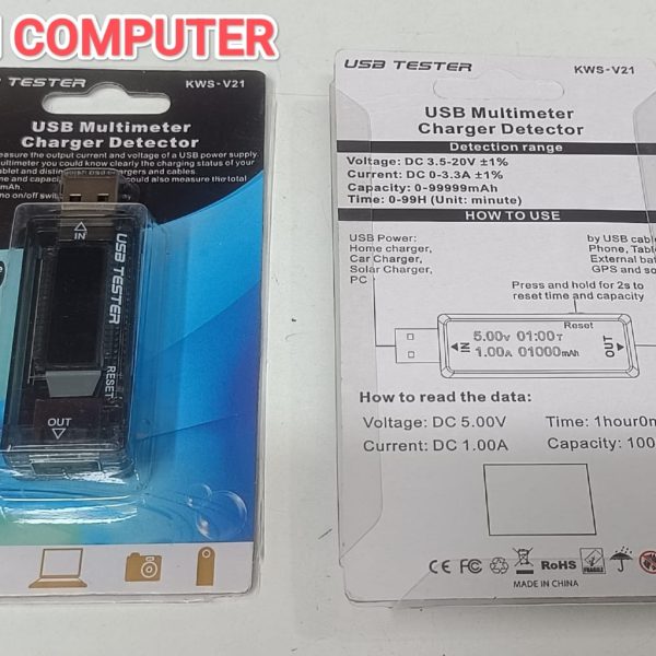 KWS-V21 USB Multimeter Charger Detector