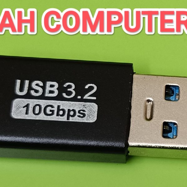 USB 3.2 Gen 2 adapter featuring a standard USB-A male connector
