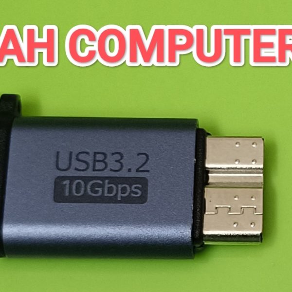 USB 3.2 Type-C female to USB-B Micro-B male adapter