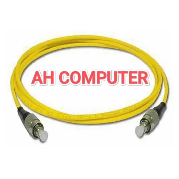 FC-to-FC single-mode simplex fiber optic patch cord