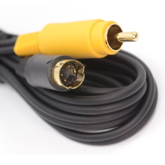 S-Video 4 pin to AV / RCA video cable