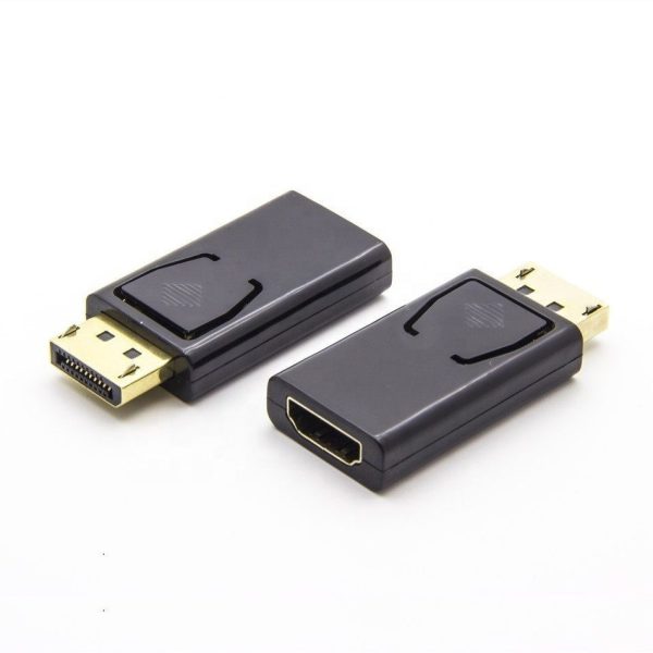 4K DisplayPort to HDMI Adapter Converter Display Port Male DP to HDMI Female Cable Adapter Video Audio